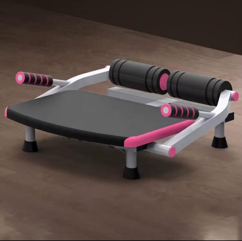 Ultimate 360 Degrees Rotating Ab Crunch Machine and Total Gym Equipment: Full Body Workout Machine for Home with Sit Up Exercise Bench and Abs Stimulator for Men and Women With Resistance Bands
