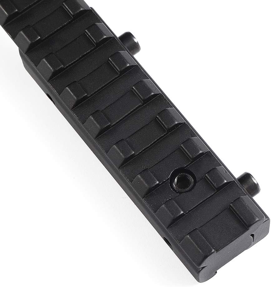 Adapter Rail Mount - Converts 3/8" Dovetail Grooves to Accept 7/8" Weaver/Picatinny Style Scopes and Accessories Fits Mossberg 702 802 Henry Arms 22 Lever Action Rimfire Rifle
