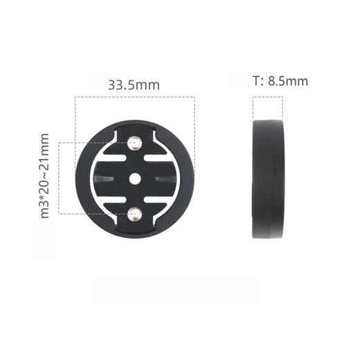 SUKOUSRAM Bike Computer Insert Adapter Compatible with Bry ton Bicycle Computer Mount Insert Kit Adapter Replacement,3-Pack Suitable for Garmi n
