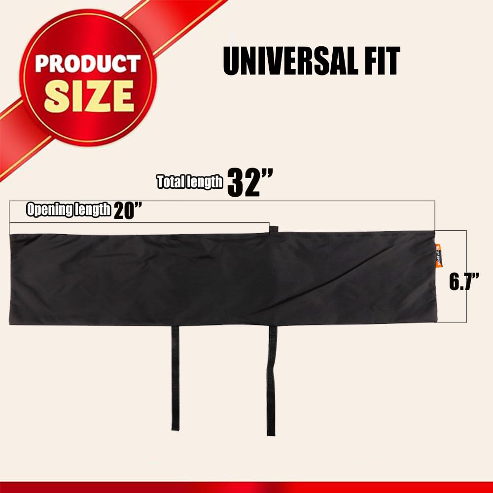 AUDIFU Bike Handlebar Cover Waterproof Bicycle Handlebar Protective Cover Handlebar Hood Fits Straight Handlebar - Moutain Bike Rain UV Protection