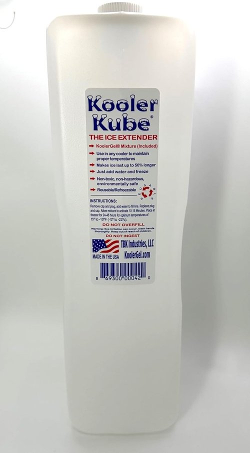 Kooler Kube The Ice Extender White, 3.5x3.5x12.25