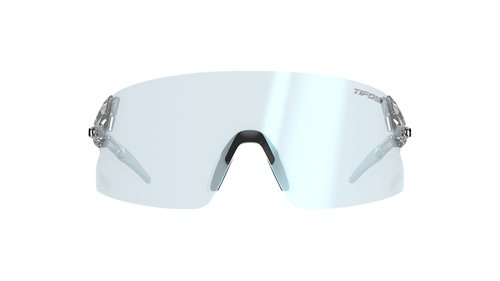 Tifosi Rail XC Shield Sunglasses (Crystal Clear w/Clarion Blue Fototec) - Ideal Cycling (Road & Gravel), Baseball, Softball