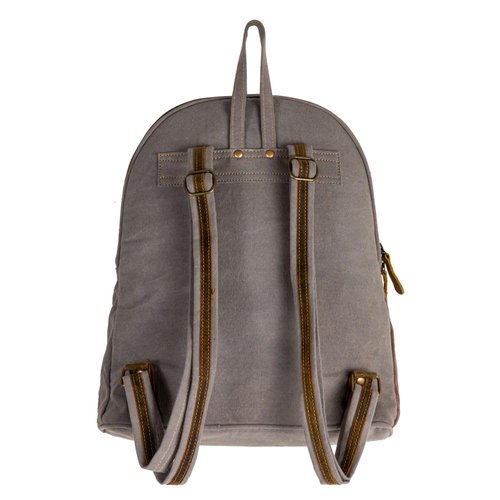 Myra Bag Western Leather Backpack Bag for Women, Upcycled Canvas Bag - Rigaud Rail