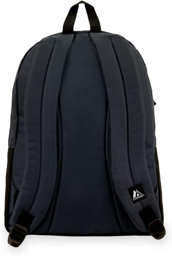 Everest Classic Backpack with Front Organizer, Turquoise, One Size