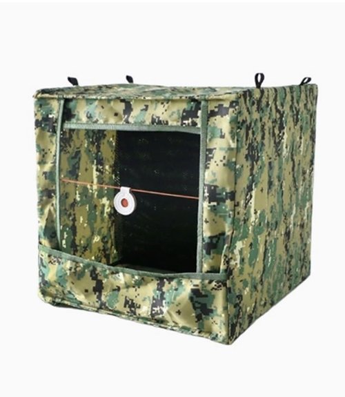TOASIS Slingshot Target Practice Catch Box Camouflage Color Small Size 20cm x 20cm x 20cm