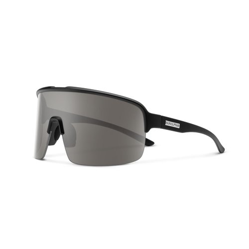 Suncloud Amplify Polarized Sunglasses – 100% UV Protection – Comfortable Fit, Trendy Design – for Men & Women – Matte Black + Polarized Gray Lenses