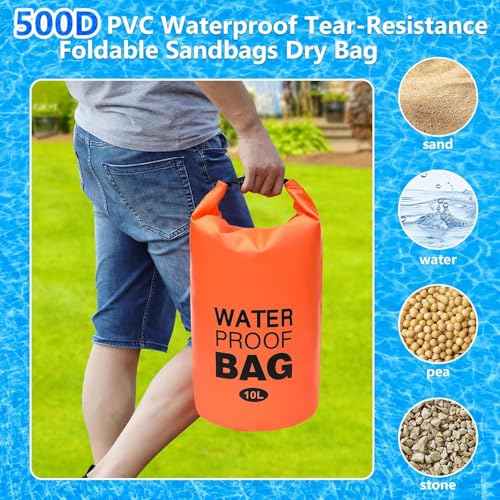 Waterproof Dry Bag ? 2-Pack 10L Roll-Top Dry Bags for Kayaking, Boating, Fishing, Camping & Beach ? Lightweight Waterproof Backpack Keeps Gear Dry