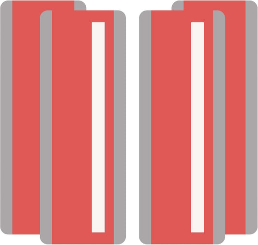 PATIKIL Guided Reading Strips, 4 Pieces Tracking Highlight Colored Overlay Strips Bookmark Dyslexia Reading Teaching Tools for Children Classroom Teacher, Grey