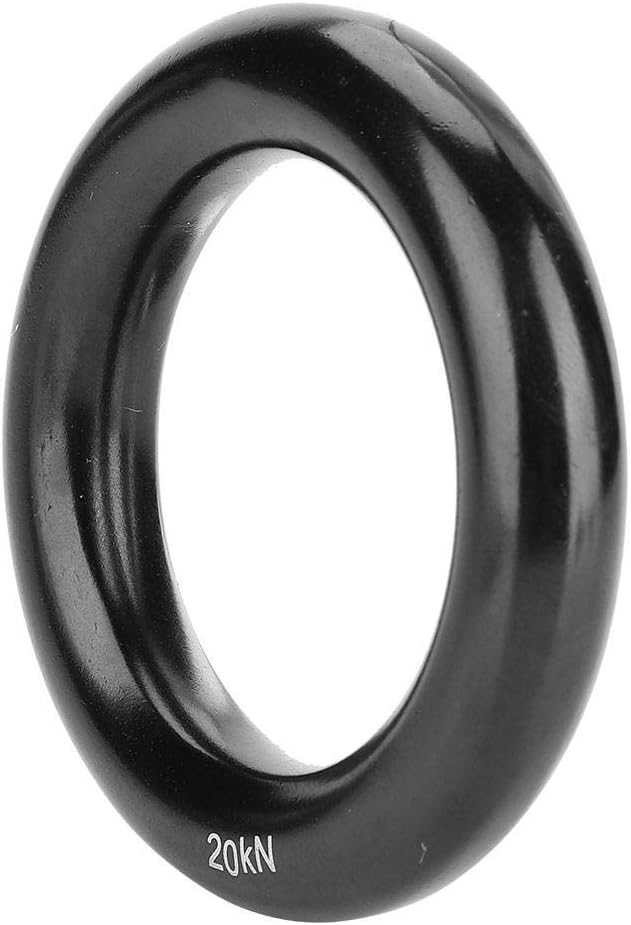 Aluminum Rappel Ring for Rock Climbing 12mm Multi-Use Descender Gear Rock Climbing Accessories Outdoor Safety Equipment for Rappelling