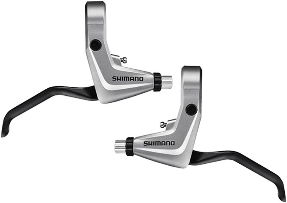 Shimano Alivio BL-T4000 V-Brake Levers - 2-Finger Silver Brake Controls