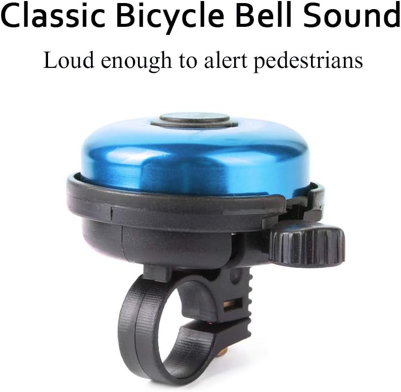 Aluminum Bike Bell, Loud Sound Bicycle Bell for Adults Kids Girls Boys