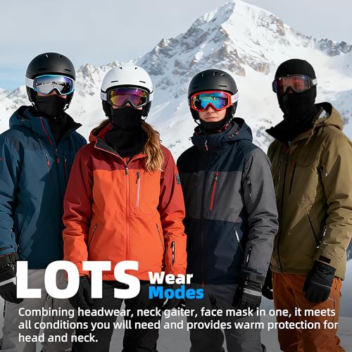 Balaclava Ski Mask for Winter Thermal Windproof Warm Face Mask for Cold Weather Outdoor Sports