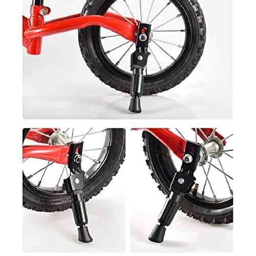 Kickstand for Kids Bike 14 inch, Kids Bike Kickstand for 14" Wheel, Premium Steel with Pad for Rear Wheel Replacement for Training Wheel