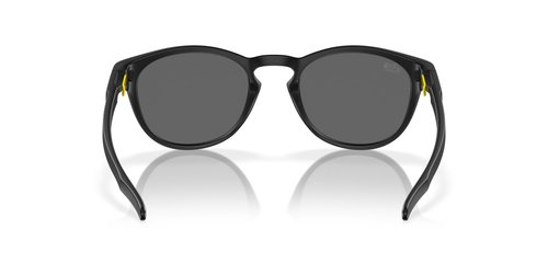 Oakley Men's OO9265 Latch Oval Sunglasses, Matte Black Ink/Prizm Black, 53 mm