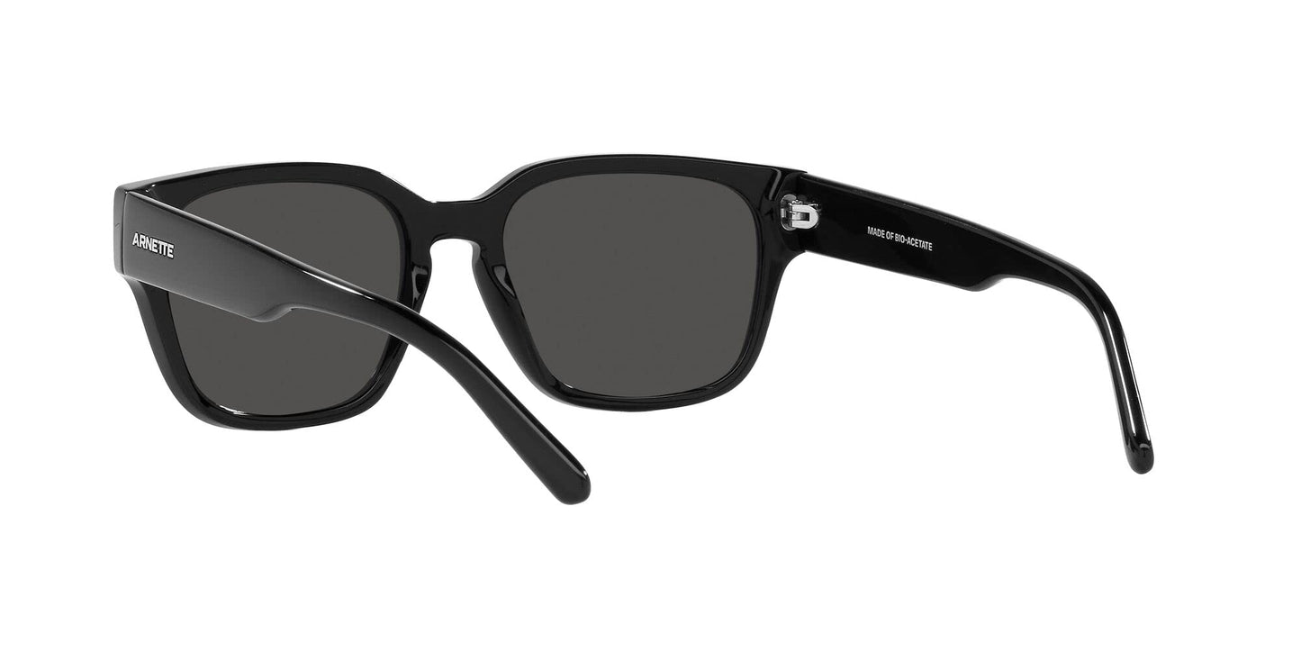Arnette AN4294 Type Z Square Sunglasses, Black/Dark Grey, 54 mm