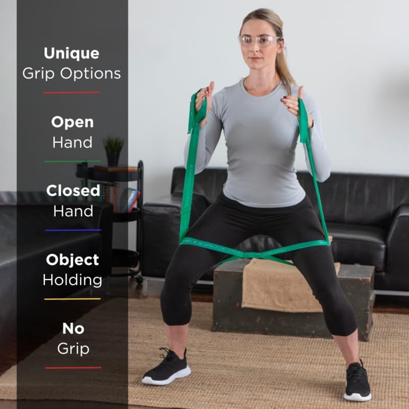 THERABAND CLX Resistance Band with Loops - Versatile Workout Tool for Strength Training