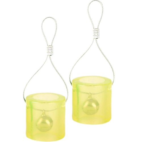 Malijnxin 2 Pcs Slingshots Targets with Bells Silicone Practice Targets Slingshots Training Targets Slingshot Shooting Training Practice Target for Adult Practice Outdoor Hunting Accessorys