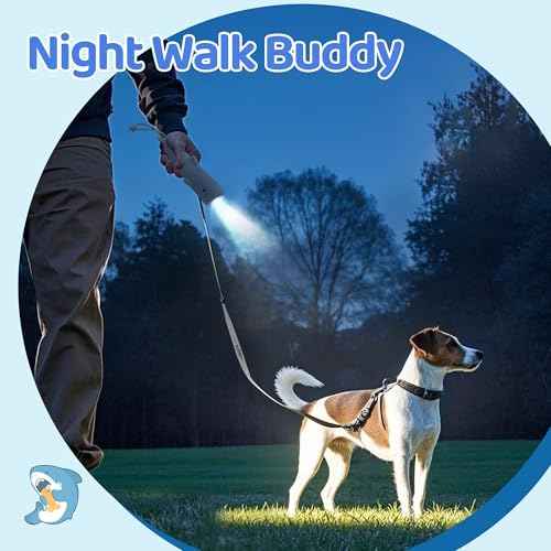 Ammonite Kids Flashlight Rechargeable, Silicone Toddler Night Light with Fun Animal Design & Easy-Grip Handle - for Boys Girls Bedtime & Camping