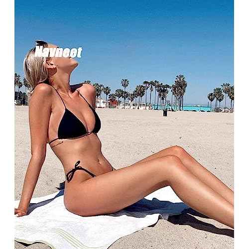 Navneet Halter String Triangle Bikini Top for Women Sexy Brazilian Swimsuit Bathing Suit Swim Top