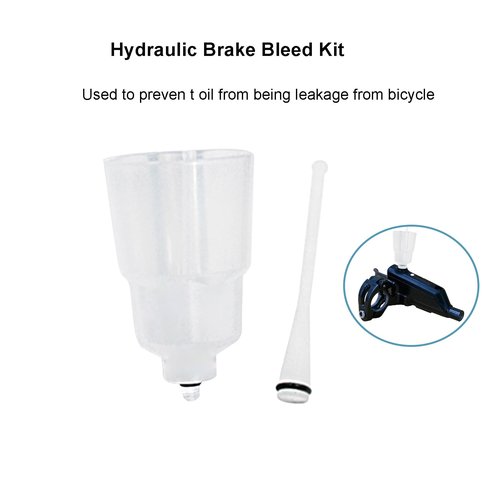 Bleed Kit for Shimano Hydraulic MTB Brakes, Mineral Oil Brake Funnel Set Bike Repair Tool Kit Hydraulic Brake Compact (1)