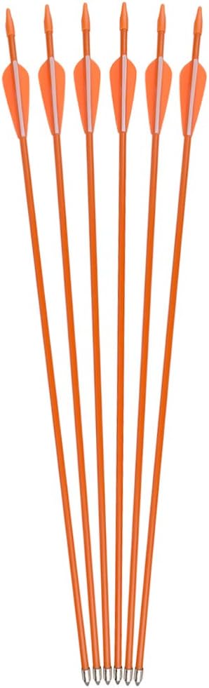 NIKA ARCHERY 24 26 28 30 Fiberglass Arrows for Youth Practise Recurvebow Compound Bow Shooting