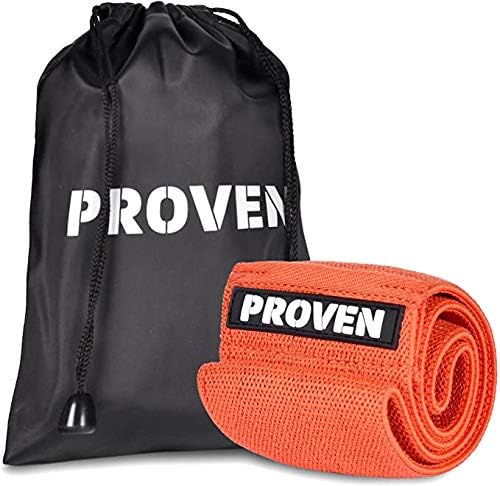 Proven. Hip Abductor Abduction Bands | Booty Butt Glute Band | Premium Resistance Circle Circles for Women Men | Improved Non Slip Design | Cute Carry Bag Included (Small & Medium Bundle)