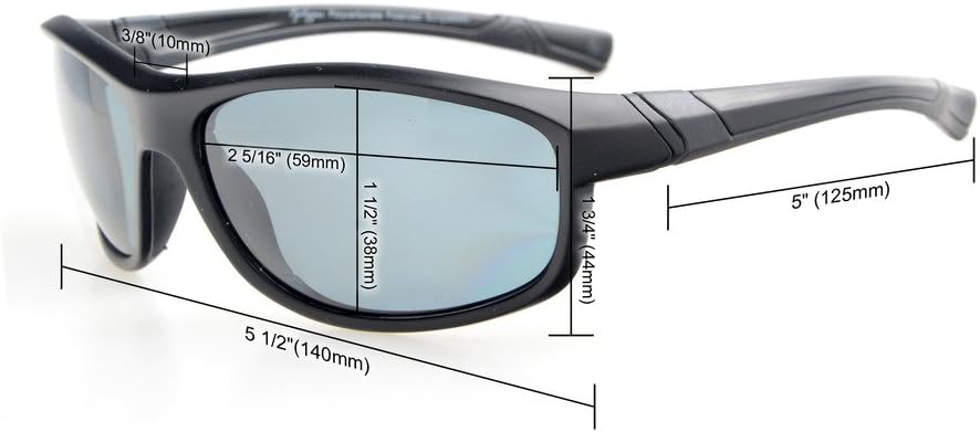 Eyekepper Sports Bifocal Sunglasses TR90 Unbreakable Outdoor Readers
