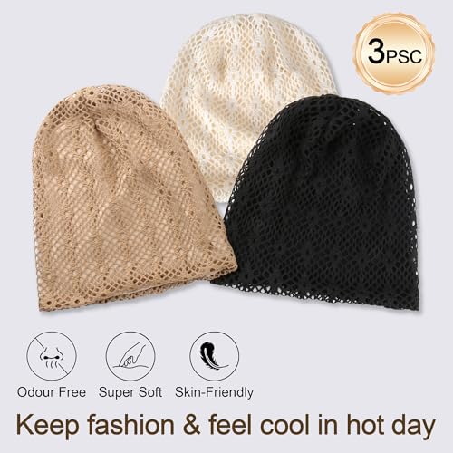 Women's Summer Beanie for Men Hat Boho Hats Adult Dwarf Hats Chemo Cap Cancer Headwear Caps Baggy Skull Sleep Cap Nightcap