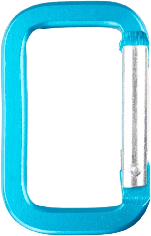 Aluminum D Ring Carabiner Clip Bulk Packages - Available in a Variety of Sizes, Styles, and Colors