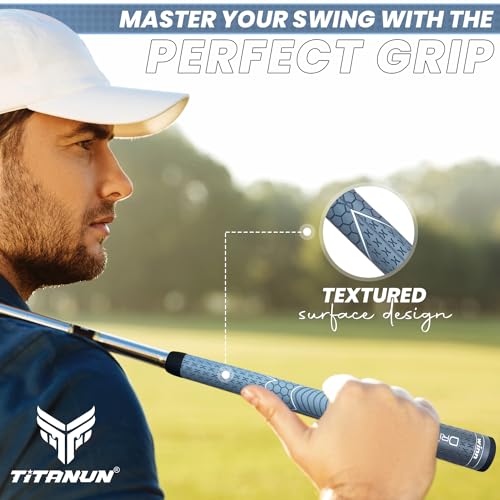 Oversize Golf Grip - Dri-Tac Rubber Non-Slip Cushioned Shock Absorption