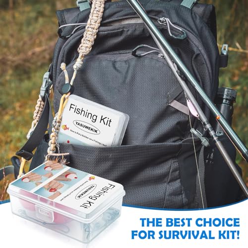 24 Pack Mini Fishing Tackle Kits with Case - Emergency Survival & Outdoor Gear - Variation of THIS listing 24