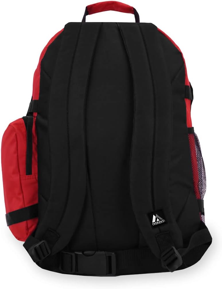 Everest Oversize Deluxe Backpack, Olive/Black, One Size