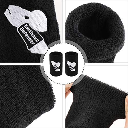 Kettlebell Wrist Guards with Sweatbands - Shock Absorbing Support for Weightlifting