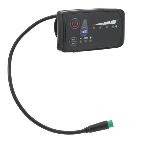 SPYMINNPOO Electric Bike Display, 5 Pin ABS Housing Power LED Display Meter Panel Computer for Cycling (48V), SPYMINNPOOe3q5k4a76t-13