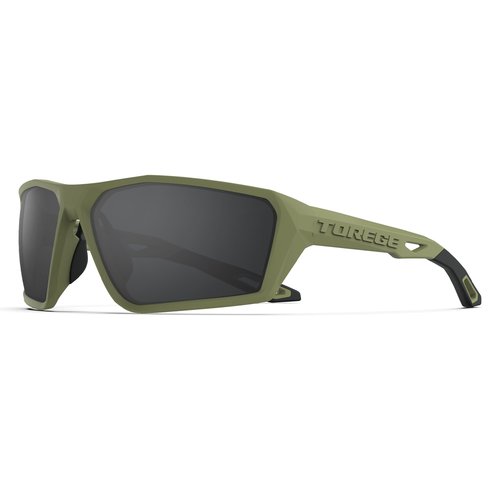 Polarized Sports Sunglasses for Men Women Fishing Running Driving Cycling Sunglasses Theseus TR36 (Matte Sand&Gray Lens)