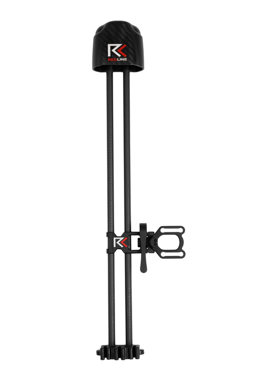 REDLINE Quiver RL-1 Carbon 3 Arrow Quiver, Soft-Touch Rubber Arrow Insert eliminates Noise