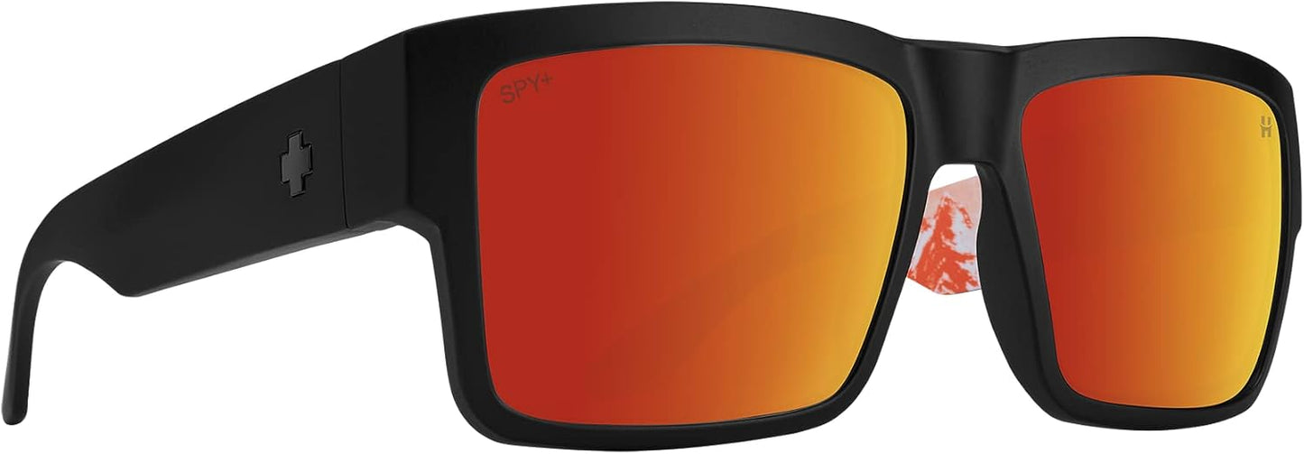 SPY Optic Cyrus, Square Sunglasses, Color and Contrast Enhancing Lenses
