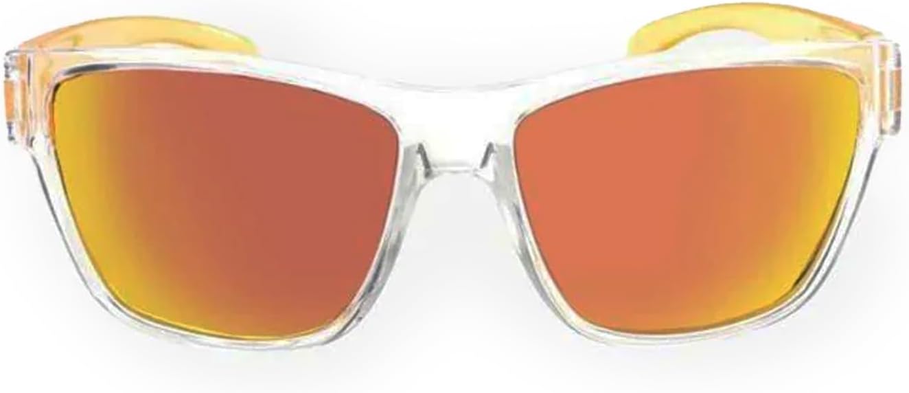Optic Nerve Tag Polarized Kids Sunglasses – Lightweight Shield Frame, UV Protection, Anti-Glare – Unisex Fit