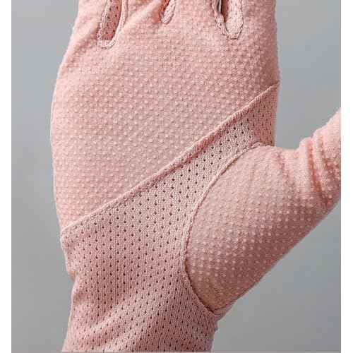 Women Driving Gloves Sun UV Protection Summer Outdoor Hiking UPF 50+ Glove Touchscreen Half-finger Glove
