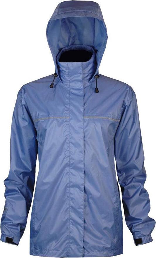 Viking Women's Windigo Waterproof and Windproof Packable Shell Jacket with Reflective Piping