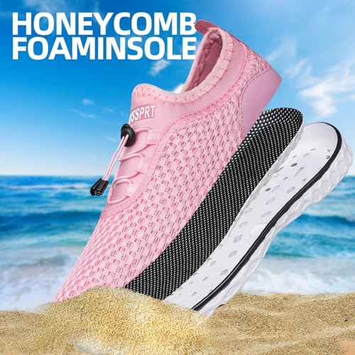 DOUSSPRT Women's Water Shoes Quick Drying Sports Aqua Shoes