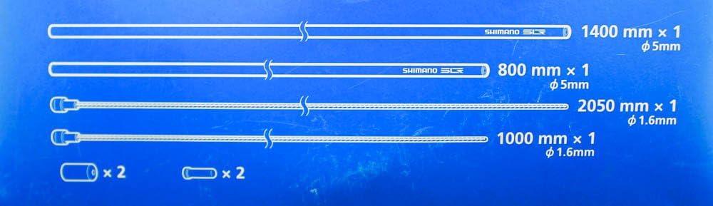 Shimano PTFE Road Brake Cable and Housing Set