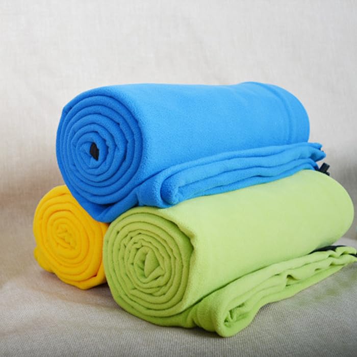 Fleece Sleeping Bag Liner Sleeping Blanket Sheet Lightweight Travel Outdoor Indoor Camping Warm Summer ‎Flannel