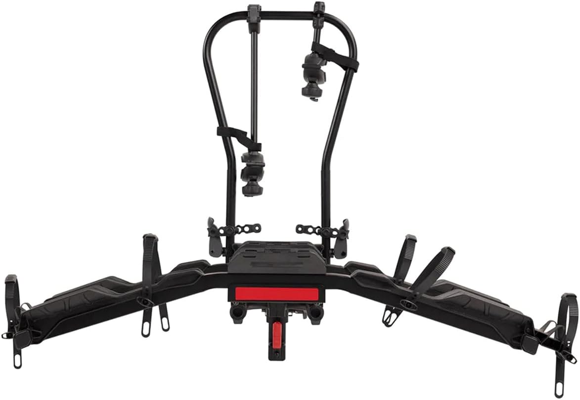 Hollywood Racks Destination 4 Hitch Bike Rack, Lightweight, Black - Platform Style Bike Rack for Car Carries up to 4 Bikes for Safe, Secure Transport - Fits Most Bike Styles, Sizes and Models