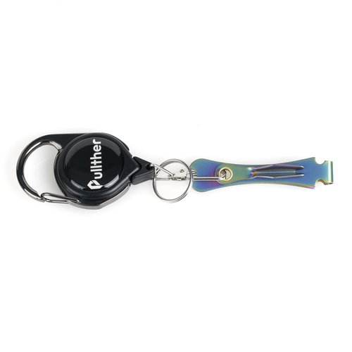 pullther fishing Fly Fishing Nippers,Fishing Line Cutter,Fly Fishing Nippers with Retractor,Fishing Knot Tying Tool,Cleaning Eyelets