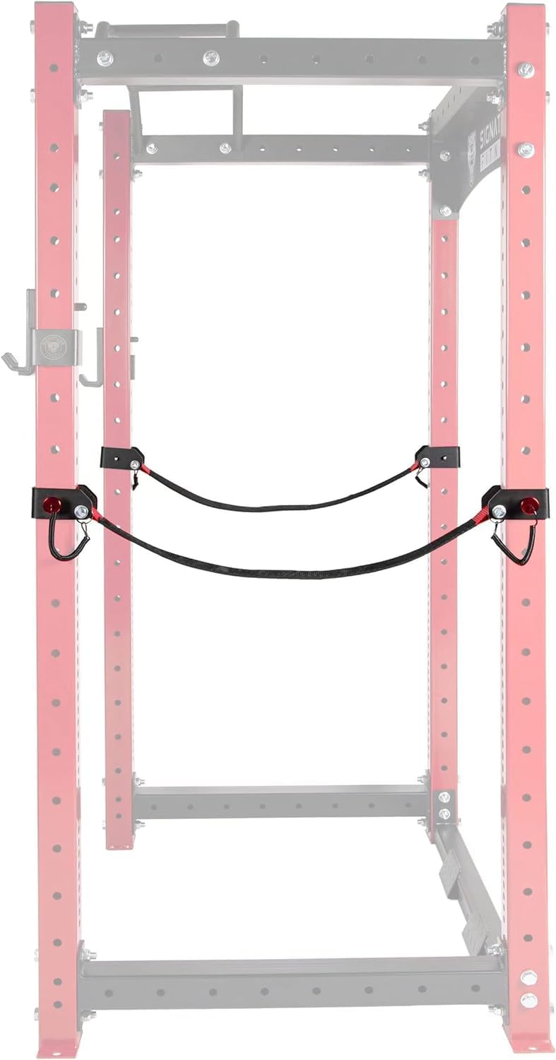 Fitvids 3” x 3” Power Cage Squat Rack Accessories, Safety Straps