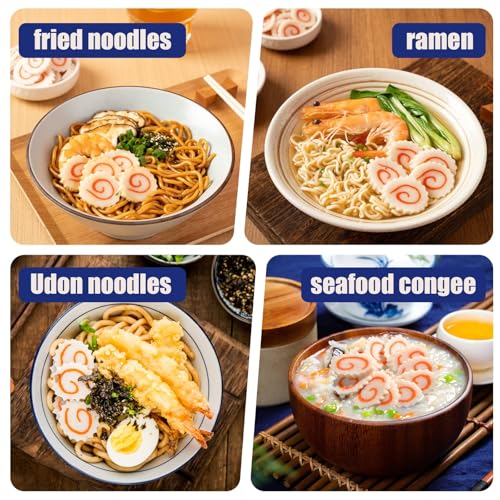 3.53oz Freeze Dried Narutomaki Fish Cake - Big Narutomaki Japanese Ramen Topping, Instant Noodles, Udon, Soup, Camping Meals, Emergency Supplies, Asian Pantry Food
