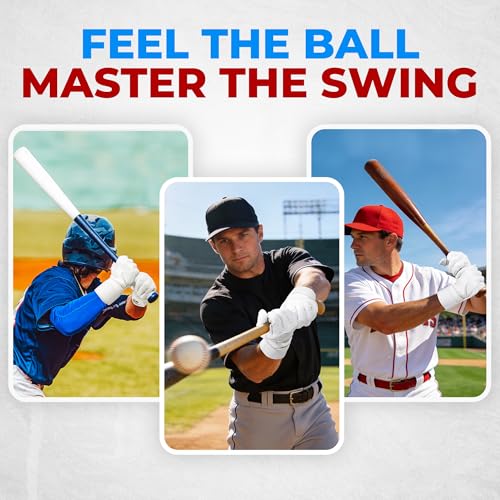 White X-Large Breathable Baseball Batting Gloves for Men & Women