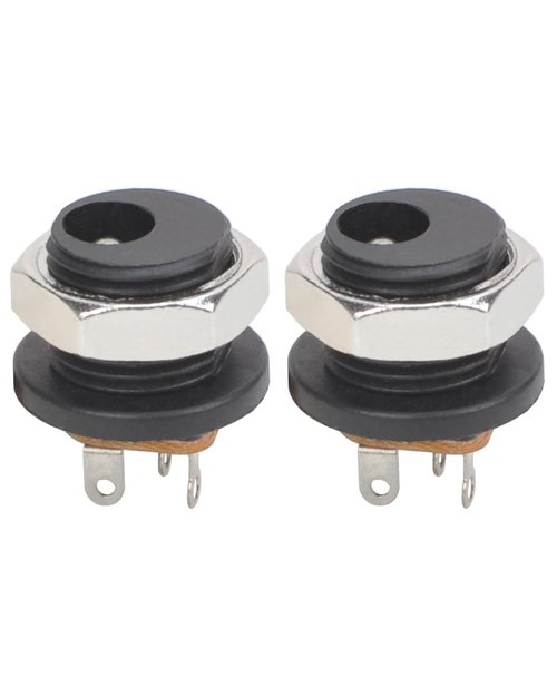 MUGLFPT (2 Pack) Power Plug Connector for TreadLife Fitness Bikes, for Bowflex Max Trainer Peloton/Nautilus/Schwinn Fitness Scooters Connector Input Cord, Replaces 8001352, 290160, 8003600