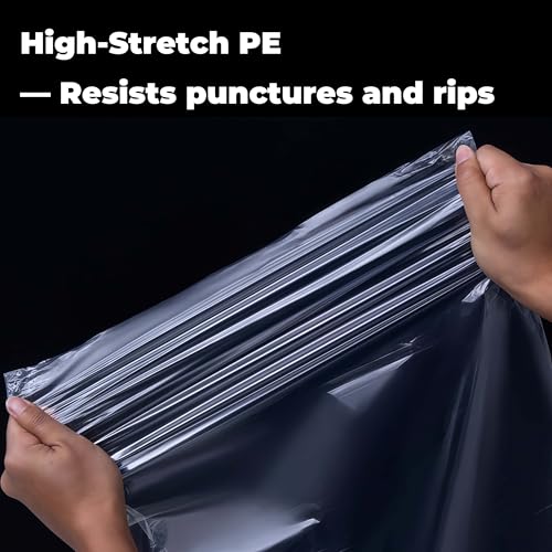 Heavy-Duty Nylon Backpack Liner Bags 20x36 Inch - 10 Pack for Camping & Travel